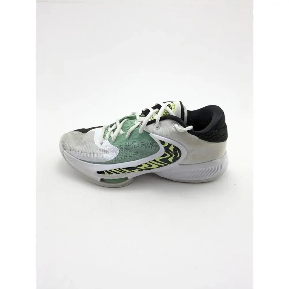 Mens Nike Zoom Freak 4 White Green Athletic Basketball Shoes‎ DJ6149-100 Size 9